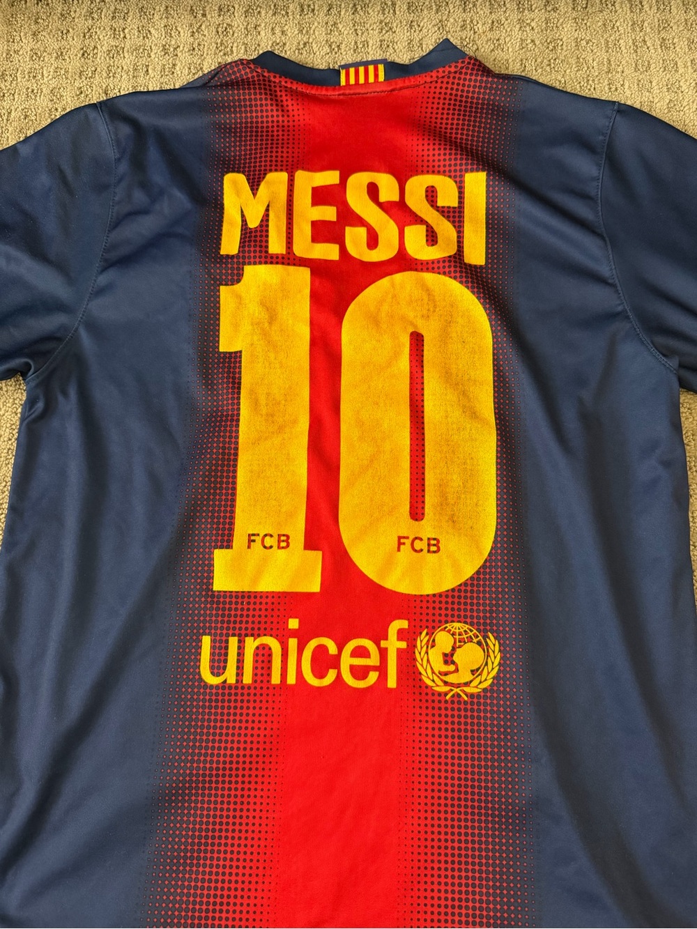 Messi UNICEF Qatar Foundation Jersey